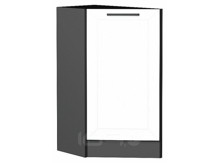 Шкаф нижний торцевой Глетчер Айленд Силк Graphite 816*296*552