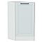 Шкаф нижний торцевой Глетчер Гейнсборо Силк Белый 816*296*552