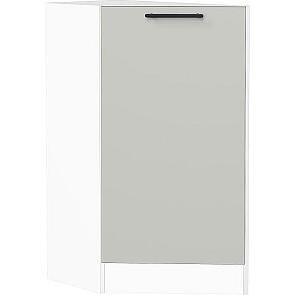 Шкаф нижний торцевой Лайт Special Grey/Белый 816*296*552