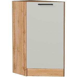Шкаф нижний торцевой Лайт Special Grey/Дуб Вотан 816*296*552