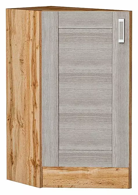 Шкаф нижний торцевой Лофт Cappuccino Veralinga Дуб Вотан 816*296*554
