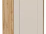 Шкаф нижний торцевой Лофт Cream Silk/Дуб Вотан 816*296*554
