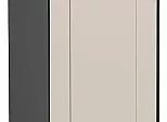 Шкаф нижний торцевой Лофт Cream Silk/Graphite 816*296*554