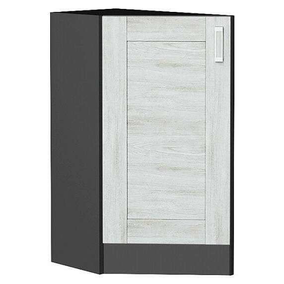 Шкаф нижний торцевой Лофт Nordic Oak/Graphite 816*296*554