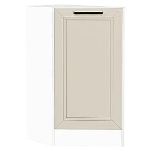 Шкаф нижний торцевой Нео Cream Silk/Белый 816*296*554