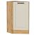 Шкаф нижний торцевой Нео Cream Silk/Дуб Вотан 816*296*554