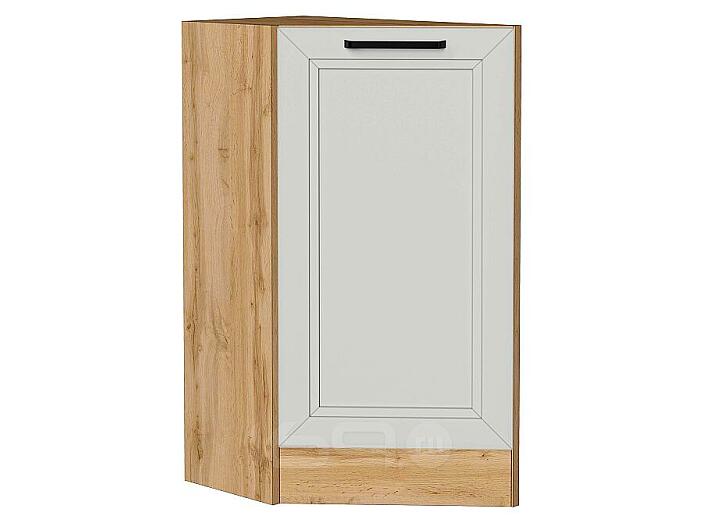Шкаф нижний торцевой Нео Grey Silk/Дуб Вотан 816*296*554