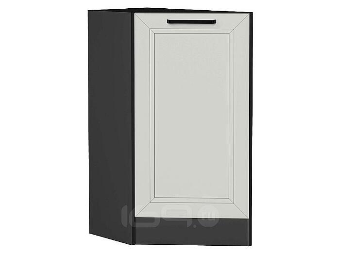 Шкаф нижний торцевой Нео Grey Silk/Graphite 816*296*554