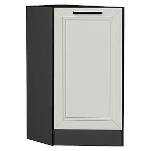 Шкаф нижний торцевой Нео Grey Silk/Graphite 816*296*554