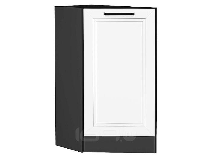 Шкаф нижний торцевой Нео White Silk/Graphite 816*296*554