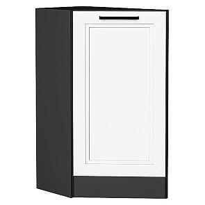 Шкаф нижний торцевой Нео White Silk/Graphite 816*296*554