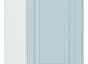 Шкаф нижний торцевой Ницца Голубой/Белый 816*296*552