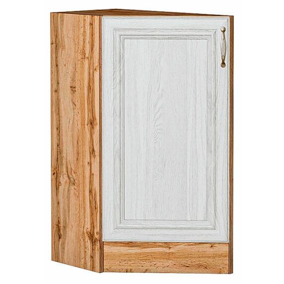 Шкаф нижний торцевой Шале White Dreamline Дуб Вотан 816*296*554