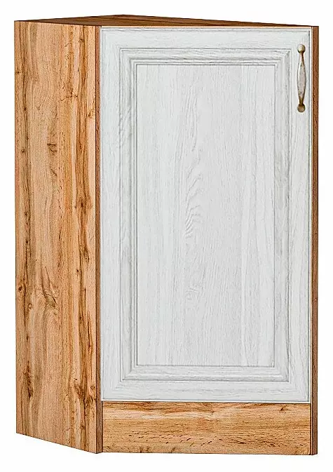 Шкаф нижний торцевой Шале White Dreamline Дуб Вотан 816*296*554
