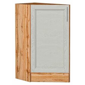 Шкаф нижний торцевой Сканди Cappuccino Softwood Дуб Вотан 816*296*554