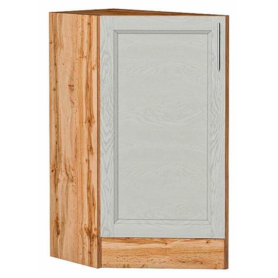 Шкаф нижний торцевой Сканди Cappuccino Softwood Дуб Вотан 816*296*554