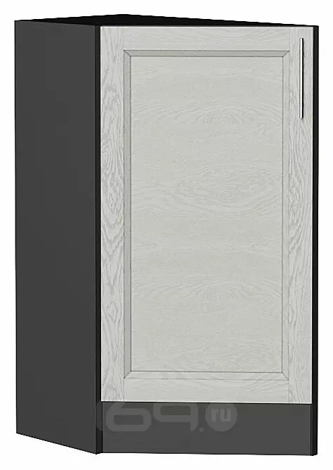 Шкаф нижний торцевой Сканди Cappuccino Softwood Graphite 816*296*554