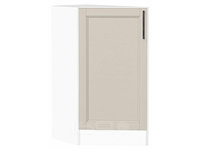 Шкаф нижний торцевой Сканди Cream Silkwood/Белый 816*296*554
