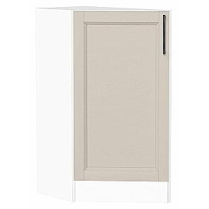 Шкаф нижний торцевой Сканди Cream Silkwood/Белый 816*296*554
