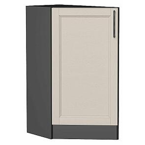 Шкаф нижний торцевой Сканди Cream Silkwood/Graphite 816*296*554