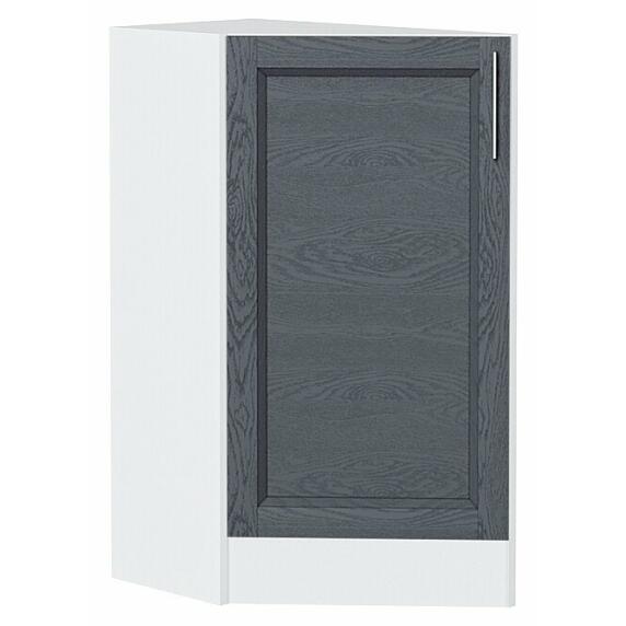 Шкаф нижний торцевой Сканди Graphite Softwood Белый 816*296*554