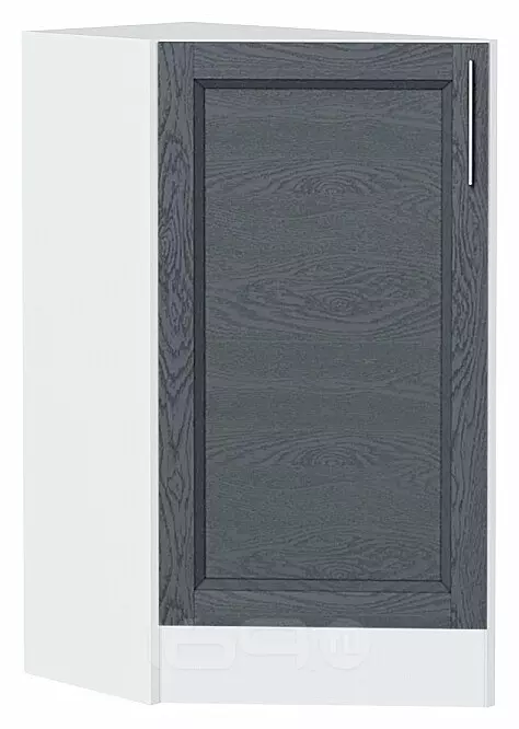 Шкаф нижний торцевой Сканди Graphite Softwood Белый 816*296*554