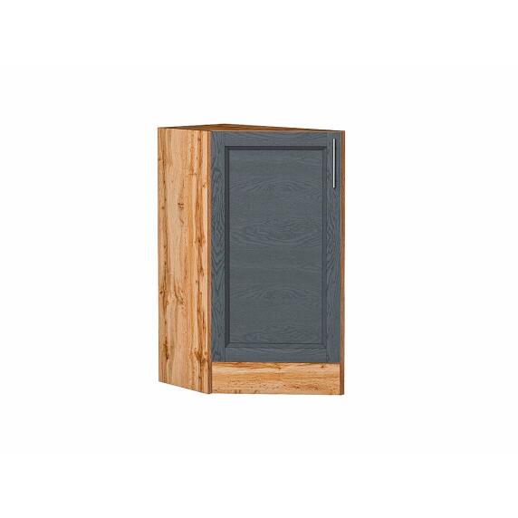 Шкаф нижний торцевой Сканди Graphite Softwood Дуб Вотан 816*296*554