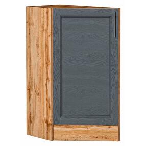 Шкаф нижний торцевой Сканди Graphite Softwood Дуб Вотан 816*296*554