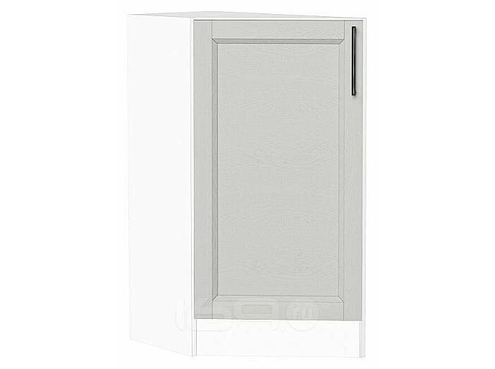 Шкаф нижний торцевой Сканди Grey Silkwood/Белый 816*296*554