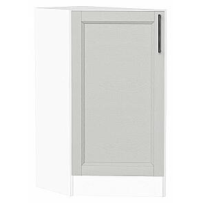 Шкаф нижний торцевой Сканди Grey Silkwood/Белый 816*296*554