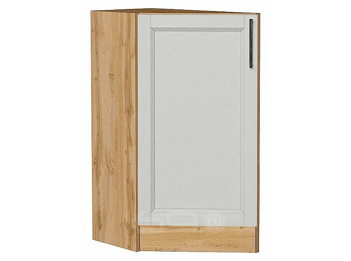 Шкаф нижний торцевой Сканди Grey Silkwood/Дуб Вотан 816*296*554