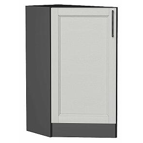 Шкаф нижний торцевой Сканди Grey Silkwood/Graphite 816*296*554