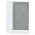 Шкаф нижний торцевой Сканди Grey Softwood Белый 816*296*554