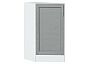 Шкаф нижний торцевой Сканди Grey Softwood Белый 816*296*554