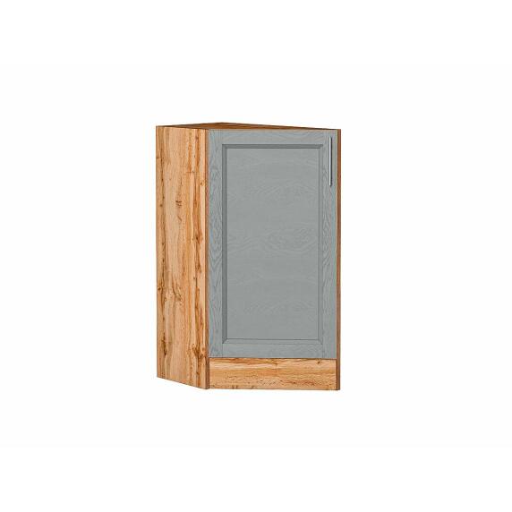 Шкаф нижний торцевой Сканди Grey Softwood Дуб Вотан 816*296*554