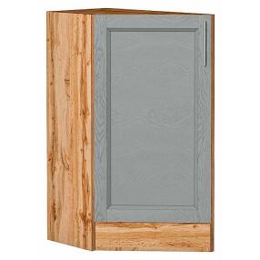 Шкаф нижний торцевой Сканди Grey Softwood Дуб Вотан 816*296*554