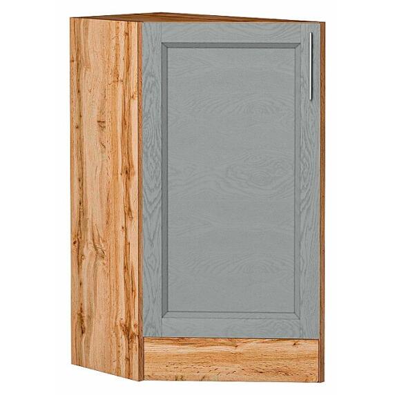 Шкаф нижний торцевой Сканди Grey Softwood Дуб Вотан 816*296*554