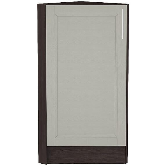 Шкаф нижний торцевой Сканди НТ 300 Grey Softwood-Венге