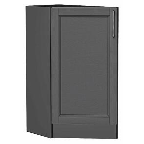 Шкаф нижний торцевой Сканди Stormy Silkwood/Graphite 816*296*554