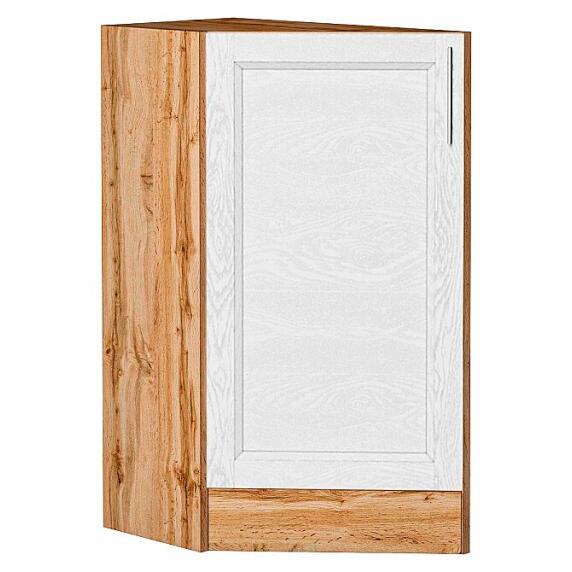 Шкаф нижний торцевой Сканди White Softwood Дуб Вотан 816*296*554