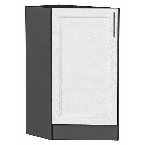 Шкаф нижний торцевой Сканди White Softwood Graphite