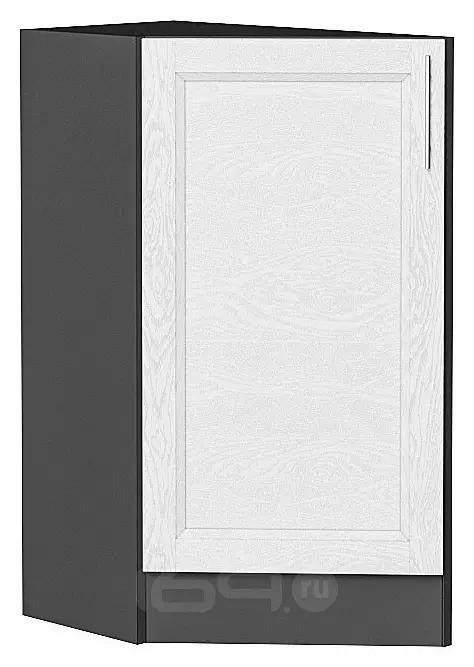 Шкаф нижний торцевой Сканди White Softwood Graphite