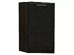 Шкаф нижний торцевой Валерия-М Черный металлик Graphite