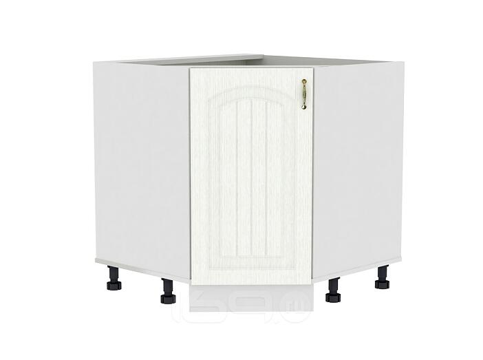 Шкаф нижний угловой (трапеция) Верона НУ 890 Ясень золото-Белый