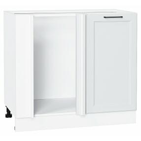 Шкаф нижний угловой Барселона Белый Белый 816*890*484
