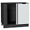 Шкаф нижний угловой Евро Белый / Graphite 816*890*478