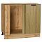 Шкаф нижний угловой Евро Дуб песочный/Дуб Вотан 816*890*478