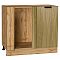 Шкаф нижний угловой Евро Лайн Дуб песочный/Дуб Вотан 816*890*478