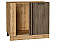 Шкаф нижний угловой Флэт Brown Casella Oak 2S/Дуб Вотан 816*890*478