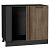 Шкаф нижний угловой Флэт Brown Casella Oak 2S/Graphite 816*890*478